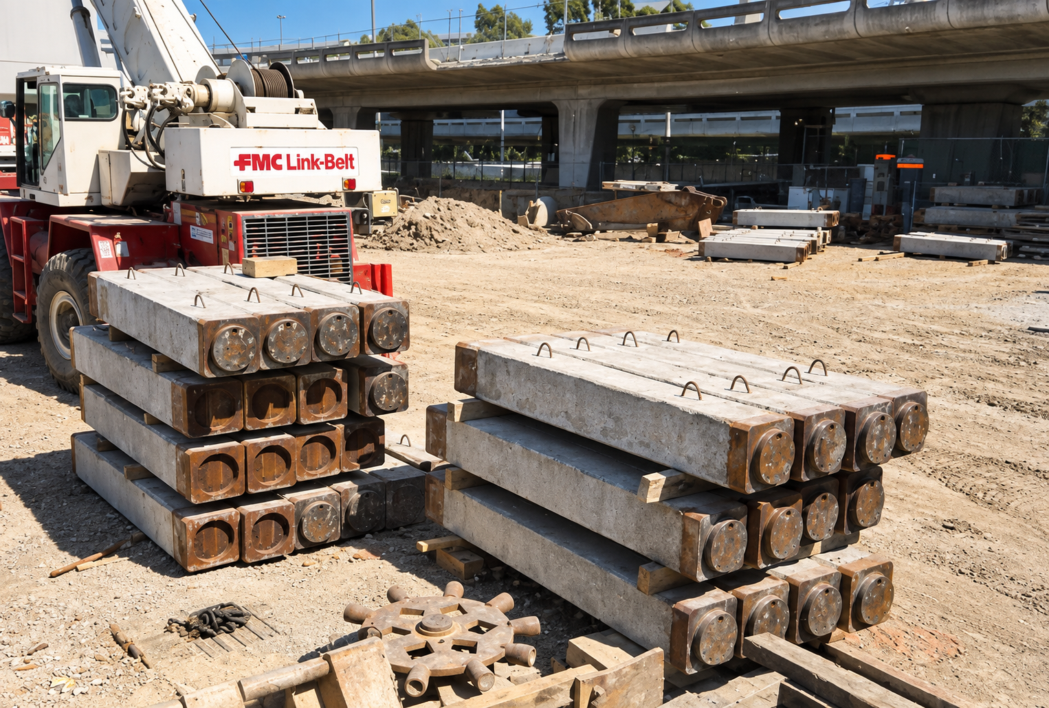 San Francisco Airport project KIE-LOCK pile splice